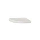 Swanstone Corner Mount Solid Surface Triangular Soap Dishes in Arctic 