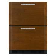   in. Compact Refrigerator w/ Double Refrigerator Drawers 