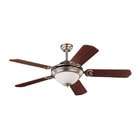   Blade, One Light Dimmable Ceiling Fan, Brushed Nickel Finish with