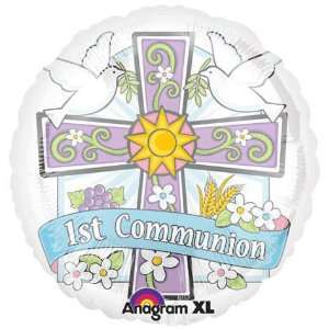  18 Foil Joyous Celebration 1st Communion Balloon 1 per 