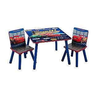 Disney Cars Square Table and Chair Set  Delta Childrens Baby Furniture 