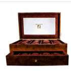 Steinhausen TM319GA Luxury Jewelry and Watch Display Box  Large Golden 