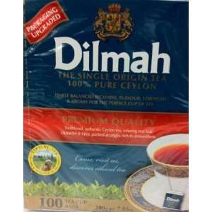 Dilmah Premium Ceylon Tea 100 Tea Bags Grocery & Gourmet Food