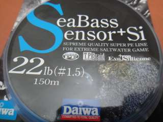 Daiwa SeaBass Sensor+Si Fishing PE Line 22lb   NEW  