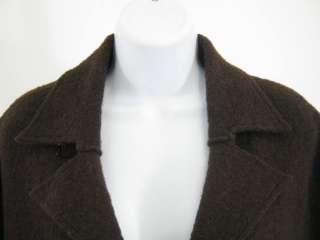 SUSAN MARTIN Brown Wool Coat Jacket Sz M  