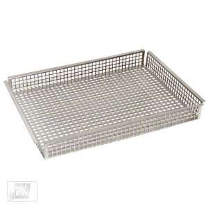  Cadco COB Q 12 7/8 x 9 1/2 Stainless Steel Oven Basket 