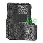 Unknown A Set of 4 Universal Fit Animal Print Carpet Floor Mats for 