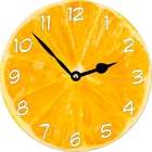 Rikkiknight Orange Slice Art 11.4 Wall Clock   Ideal Gift for all 