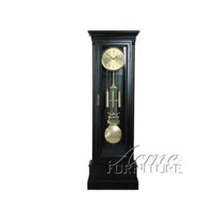 Acme Furniture Black Grandfather Clock in Contemporary Style by Acme 