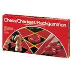 ERC Quality Chess/Checkers/Backgammon By Pressman Toys
