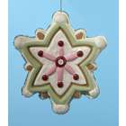 Kurt Adler Moms Kitchen Glitter & Tinsel Snowflake Cookie Christmas 