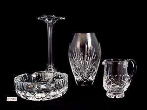 Crystal Glass Vases Tyrone Creamer Royal Brierley Ash Tray  
