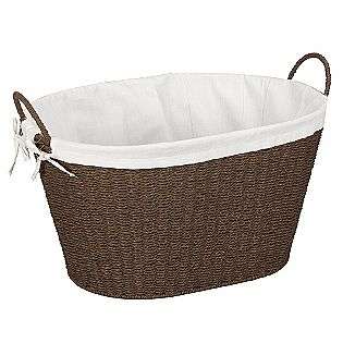 Paper Rope Laundry Basket Stained  Household Essentials For the Home 