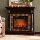 Black Electric Fireplace  