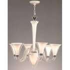 Lite Source LS 19996 6/1 Lite Ceiling Lamp, Frost And Clear Glass