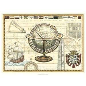  Nautical Map Ii   Poster by Vision Studio (30 x 22)