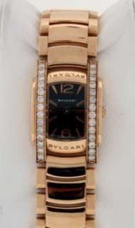 Bvlgari Assioma D 18k Rose Gold Diamond $25,700.00 ladies watch 