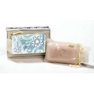   Winter Theme Personalized Fresh Linen Scented Soap Ba (Set of 20