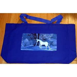 The Last Unicorn Tote Bag   Alone 