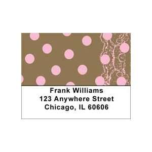 Brown Table Cloth Address Labels