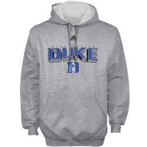  adidas Duke Blue Devils Ash Book Smart Hoody Sweatshirt 