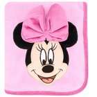 Crown Crafts Disney Minnie Mouse 3D Toddler Blanket