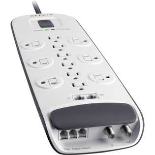doba Belkin 12 outlet Surge Protector with Ethernet, Cable/Satellite 