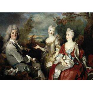 ow Family Portrait By Nicolas de Largilliere 28 X 22.125 