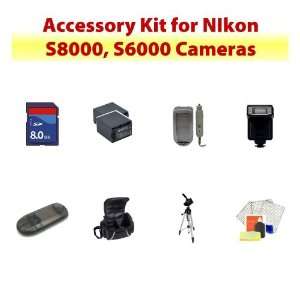  Point n Shoot Accessory KIT for Nikon S8000, S6000 