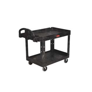 RUBBERMAID COMMERCIAL PRODUCTS UTILITY 2 SHELF CART 45.25L 33.25H 500 
