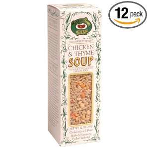 Buckeye Beans and Herbs Chicken n Thyme Soup, 12 Ounce Boxes (Pack of 