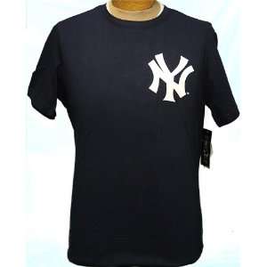  Medium MLB New York Yankees Teixeria #25 Navy Blue Jersey 