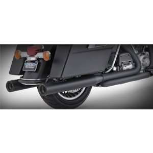  Vance & Hines 46751 4 Blackout Round Slip On Mufflers For 