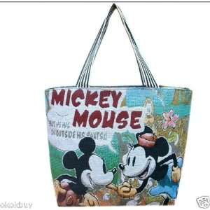   Mouse Canavas Handbag Bag Purse Tote Wallet 16 40 