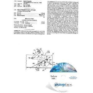  NEW Patent CD for FINAL FOLDER FOR FLATWORK Everything 