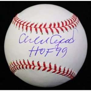  Orlando Cepeda Autographed Baseball   with hof 99 
