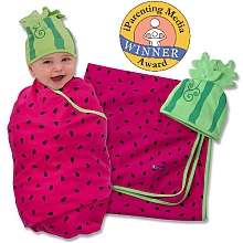 Sozo Juicy Fruit Swaddle Blanket & Cap Set   Sozo   Babies R Us