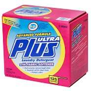 Ultra Plus™ Powder Laundry Detergent w/ Fabric Softener, 125 Loads 
