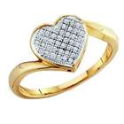 sea of diamonds 1 10 carat diamond 10k yellow gold