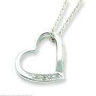 Frescos Sterling Silver Diamond Cut Heart with Thorns Pendant