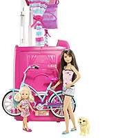 Barbie Sisters Go Camping Pop Up Camper   Mattel   
