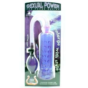  Mens Personal Power Vacuum Pump with Grip Purple Health 