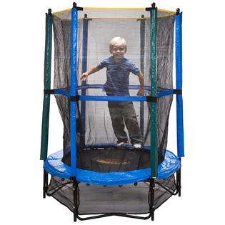   4ft 7in Pure Fun Kids Trampoline and Enclosure Set 