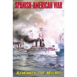 Exclusive By Buyenlarge Spanish American War 12x18 Giclee on canvas 