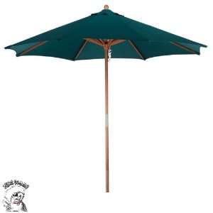  Hunter Green Market Umbrella   9 foot Span Patio, Lawn 