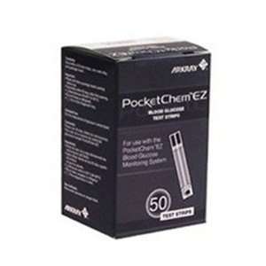  Arkray PocketChem EZ Blood Glucose Test Strips   Box of 50 