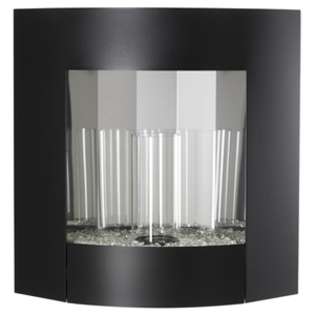   Inspiration Wall Hanging Gel Fireplace   in Black Finish 