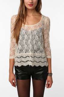 UrbanOutfitters  Pins and Needles Lace Top