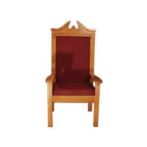  Center Pulpit Chair, Stained 