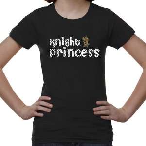   UCF Knights Youth Princess T Shirt   Black